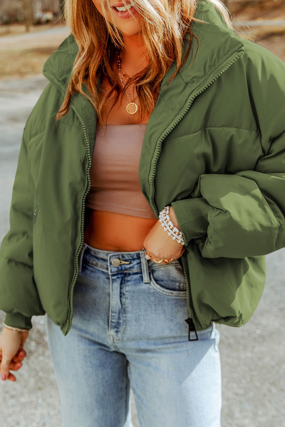 Puff Nest Jacket - The Olive Wardrobe