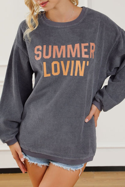 SUMMER LOVIN Sweatshirt - The Olive Wardrobe