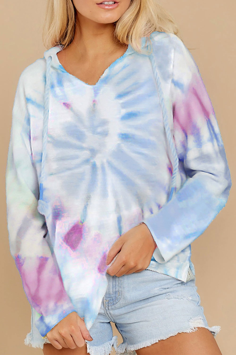 Tie-Dyed Hoodie - The Olive Wardrobe