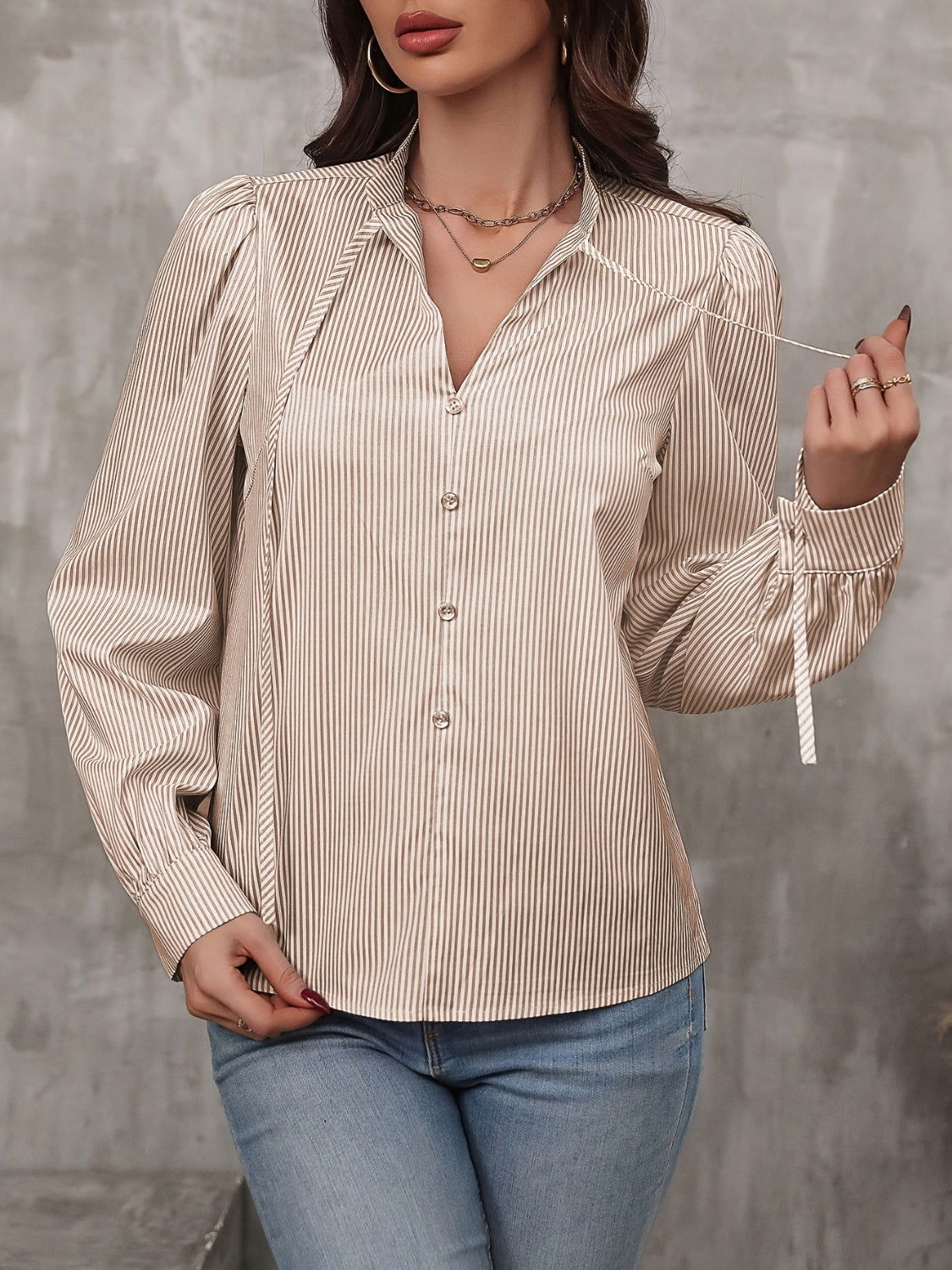 Timeless Striped Blouse - The Olive Wardrobe