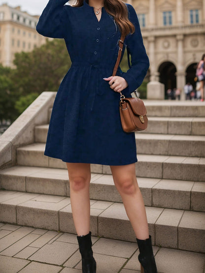 Timeless Tie Dress - The Olive Wardrobe