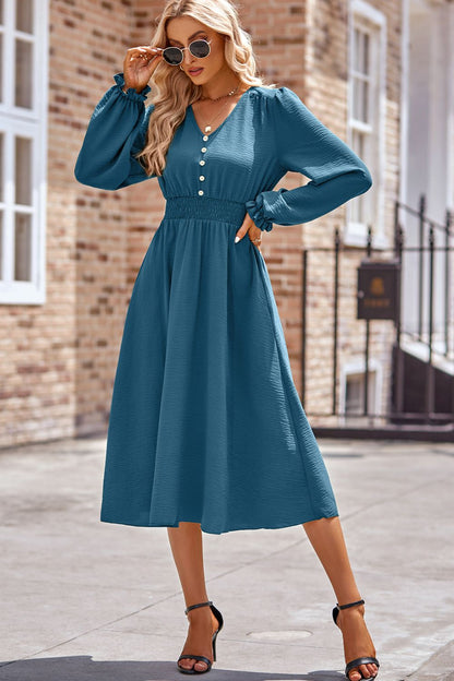 Vivid Elegance Dress - The Olive Wardrobe