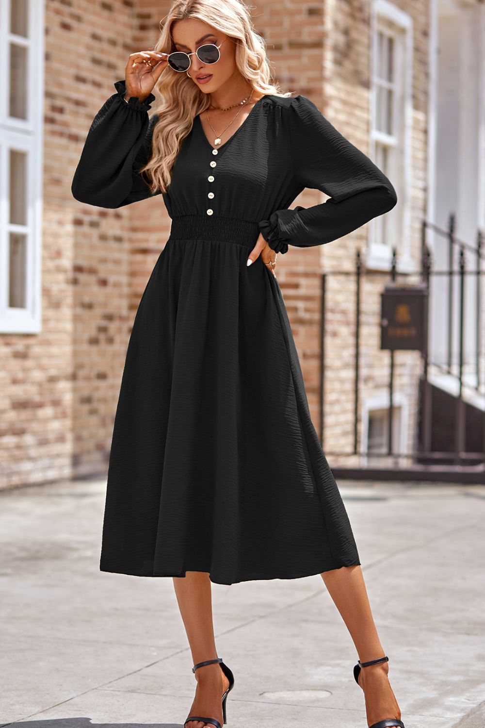 Vivid Elegance Dress - The Olive Wardrobe